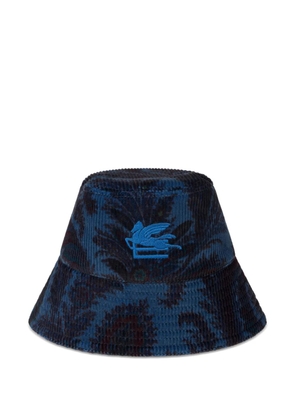 ETRO corduroy bucket hat - Blue