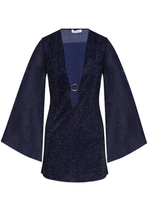 Oséree lurex mini dress - Blue