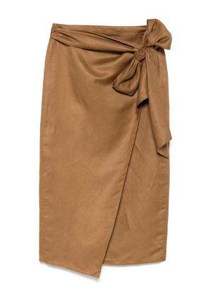 Max Mara Tequila midi skirt - Brown