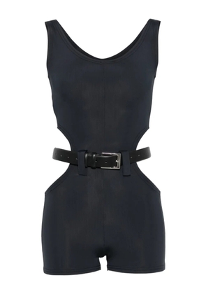 Vestiaire d'un Oiseau Libre cut-out belted playsuit - Black