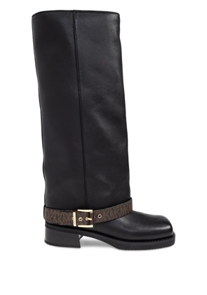 Michael Michael Kors 38mm buckle strap boots - Black