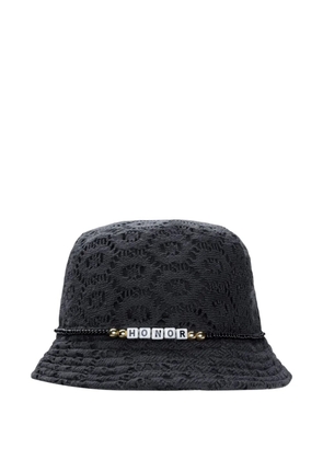 Honor The Gift Friendship Crochet bucket hat - Black