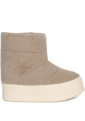 Rick Owens DRKSHDW padded mega bumper low boots - Neutrals