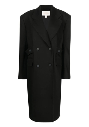 Materiel Boxy cotton coat - Black