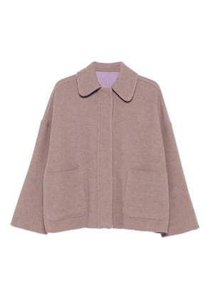Niu virgin wool-blend coat - Pink