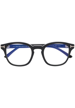 TOM FORD Eyewear clip round sunglasses - Black