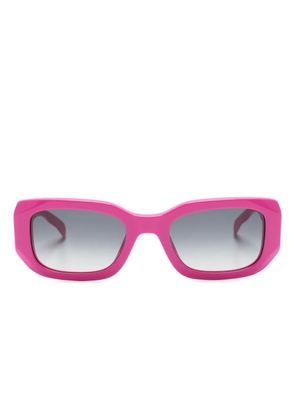 Zadig&Voltaire rectangular-frame logo-arm sunglasses - Pink
