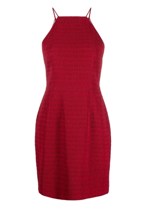 Emilia Wickstead Mylene smocked minidress - Red
