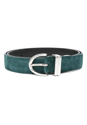 KHAITE suede belt - Blue