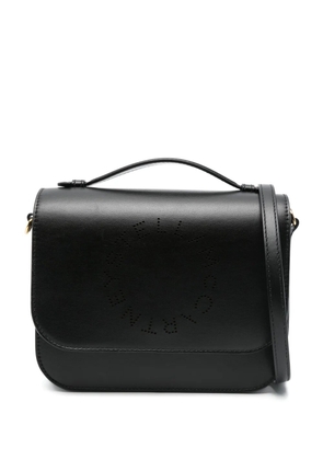 Stella McCartney logo-perforated cross body bag - Black