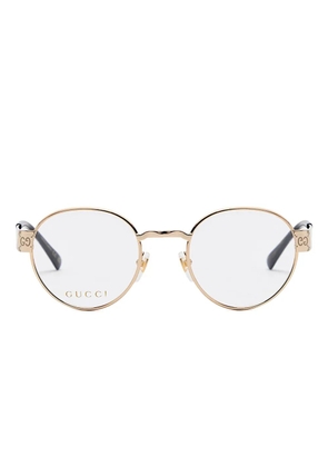 Gucci round glasses - Gold