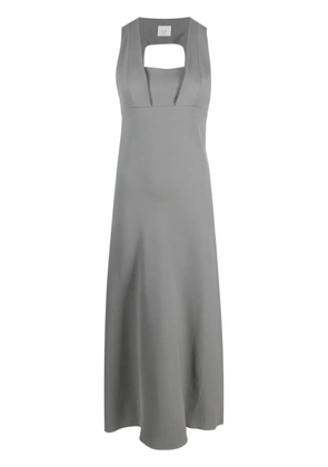 Alysi sleeveless open-back dress - Grey