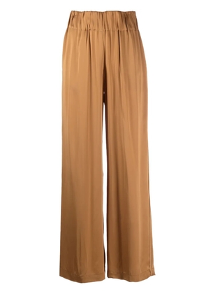 ASPESI high-waist wide-leg trousers - Brown