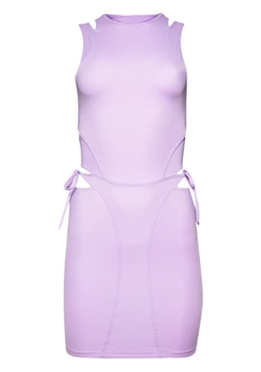 VETEMENTS deconstructed bikini minidress - Purple