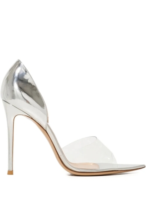 Gianvito Rossi 105mm open toe sandals - Silver