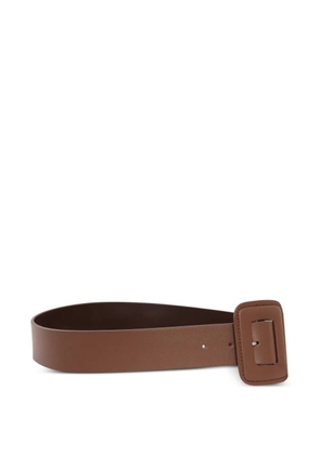 Weekend Max Mara BRIO square-buckle belt - Brown