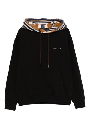 Andersson Bell logo-embroidered hoodie - Black