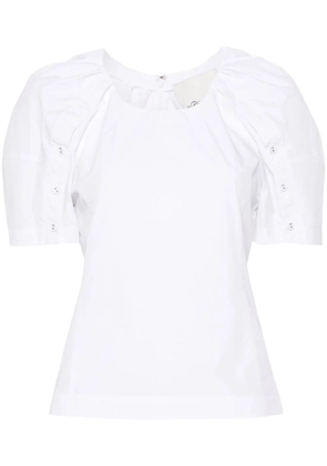 3.1 Phillip Lim Bloom pleated blouse - White
