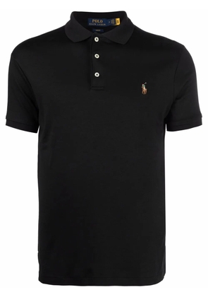 Polo Ralph Lauren embroidered-logo polo shirt - Black