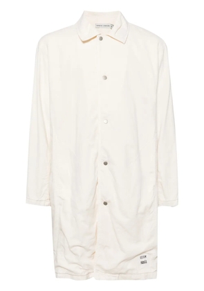 Undercover x nonnative logo-appliqué parka coat - Neutrals