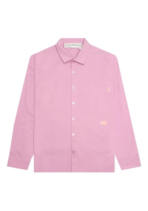 Advisory Board Crystals logo-patch pocket shirt - Pink