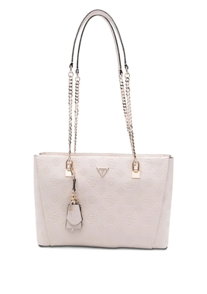 GUESS USA Tisha 4G-logo shoulder bag - Neutrals