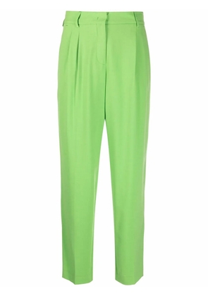 Blanca Vita straight-leg tailored trousers - Green