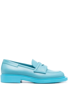 3juin leather Penny loafers - Blue