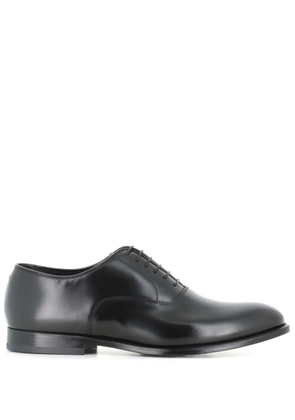 Doucal's leather Oxford shoes - Black