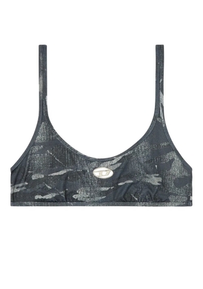 Diesel Ut-Bra-Top-Utlt bikini top - Grey