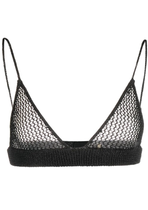 Dodo Bar Or Geddy knitted bra top - Black