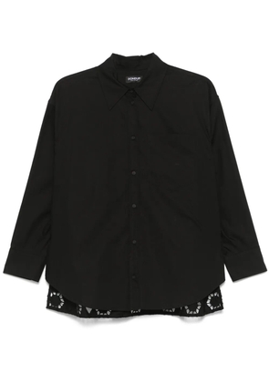 DONDUP broderie-anglaise shirt - Black
