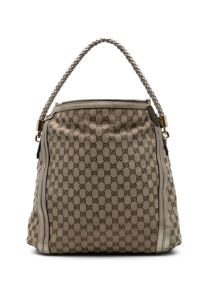 Gucci Pre-Owned 2016-2025 Large GG Canvas Bella shoulder bag - Gold