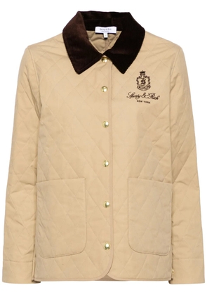 Sporty & Rich Vendome quilted jacket - Brown