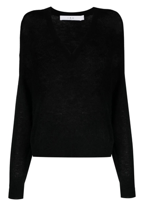 IRO long-sleeve knitted top - Black