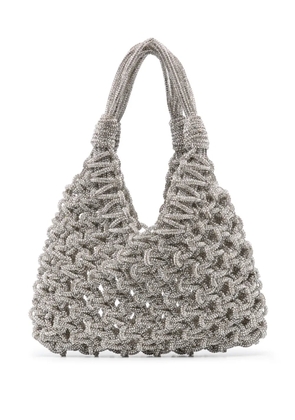 Hibourama small Vannifique crystal-embellished bag - Silver