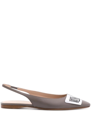 Roberto Festa Rex slingback ballerina shoes - Grey