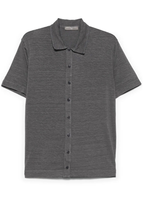 Daniele Fiesoli slub-texture polo shirt - Grey