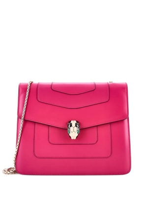 Bvlgari Pre-Owned Serpenti Forever Square Leather Medium shoulder bag - Pink