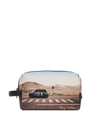 Paul Smith mini Desert wash bag - Neutrals