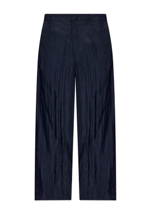 Giorgio Armani textured trousers - Blue