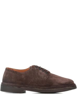 Alexander Hotto lace-up suede derby shoes - Brown
