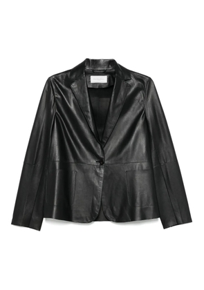 Antonelli leather blazer - Black