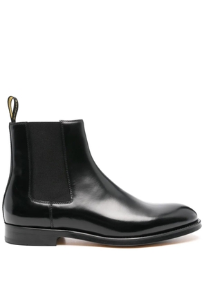 Doucal's leather Chelsea boots - Black