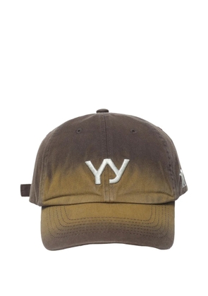 Open YY gradient logo ball cap - Brown