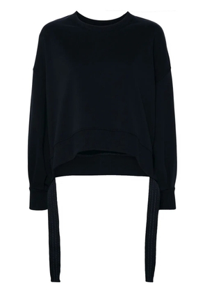 DONDUP strap-embellished sweatshirt - Blue