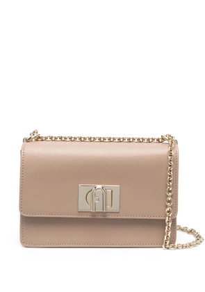 Furla mini 1927 leather crossbody bag - Neutrals