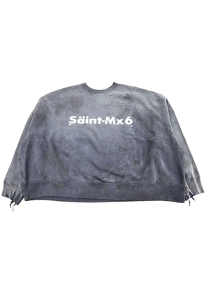 SAINT MXXXXXX Chaos sweatshirt - Grey