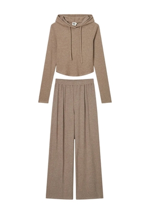 b+ab ribbed tracksuit (set of two) - Brown