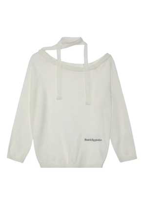 Rest&Recreation one-shoulder jumper - White